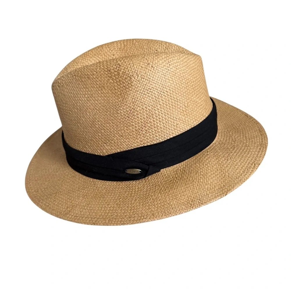 NWT Scala Men's Toyo Safari Hat with Black Trim Size S/M - Picture 7 of 14